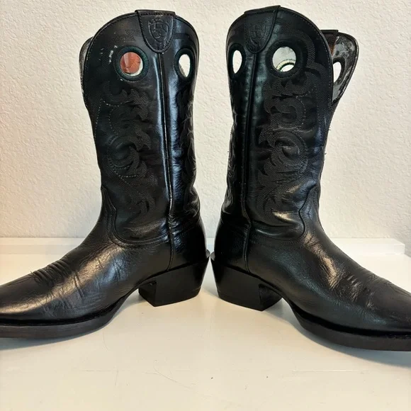 Ariat Crossfire Western leather 16847 Square toe Boots US Size 6.5B - Picture 8 of 16